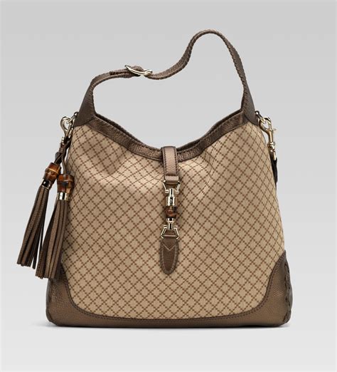 gucci brown diamante canvas shoulder bag|gucci shoulder bag outlet.